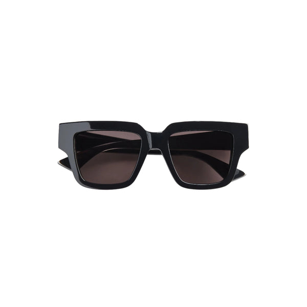 Classic Square Sunglasses (Black/Grey)