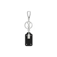 Four Stitches Tag Keyring (Black)