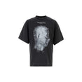 Short Sleeve Tee W/ Eastern Medicine Graphic (Washed Black)