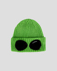 Extra Fine Merino Wool Goggle Beanie (Green)