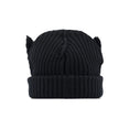 Chunky Ears Beanie (Black/White)