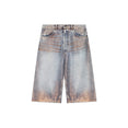 Denim Shorts (Rose Copper/Light Blue)