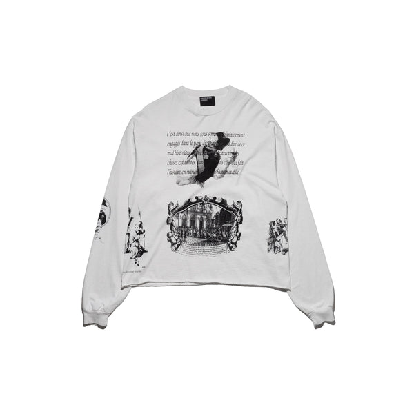 Napoleon Long Sleeve T-shirt (Faded White)
