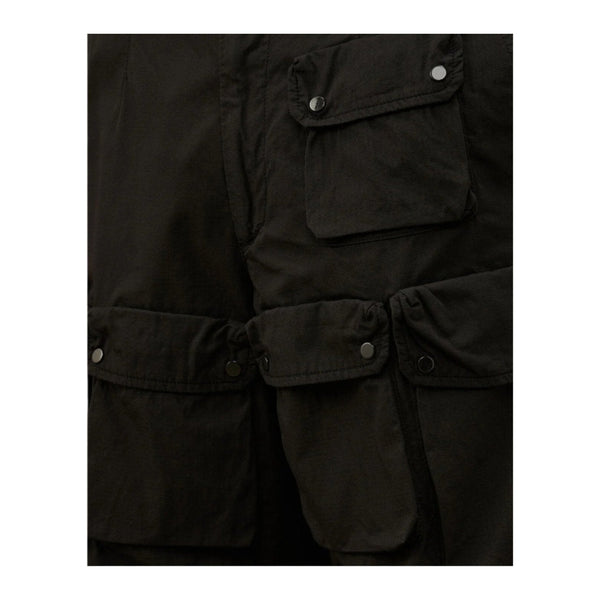 Ripstop Loose Cargo Pants (Black)