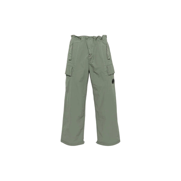 Flatt Nylon Oversized Cargo Pants (Agave Green)