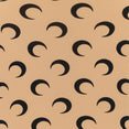 Moon Printed Jersey Tubed Top (Tan)