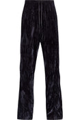 Wide Leg Trackpants (Black)