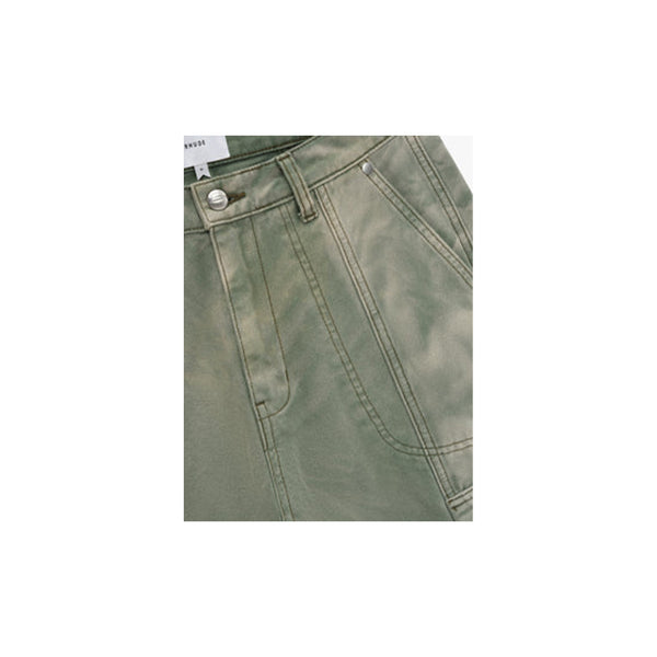 Canvas Cargo Pants (Sage Green)