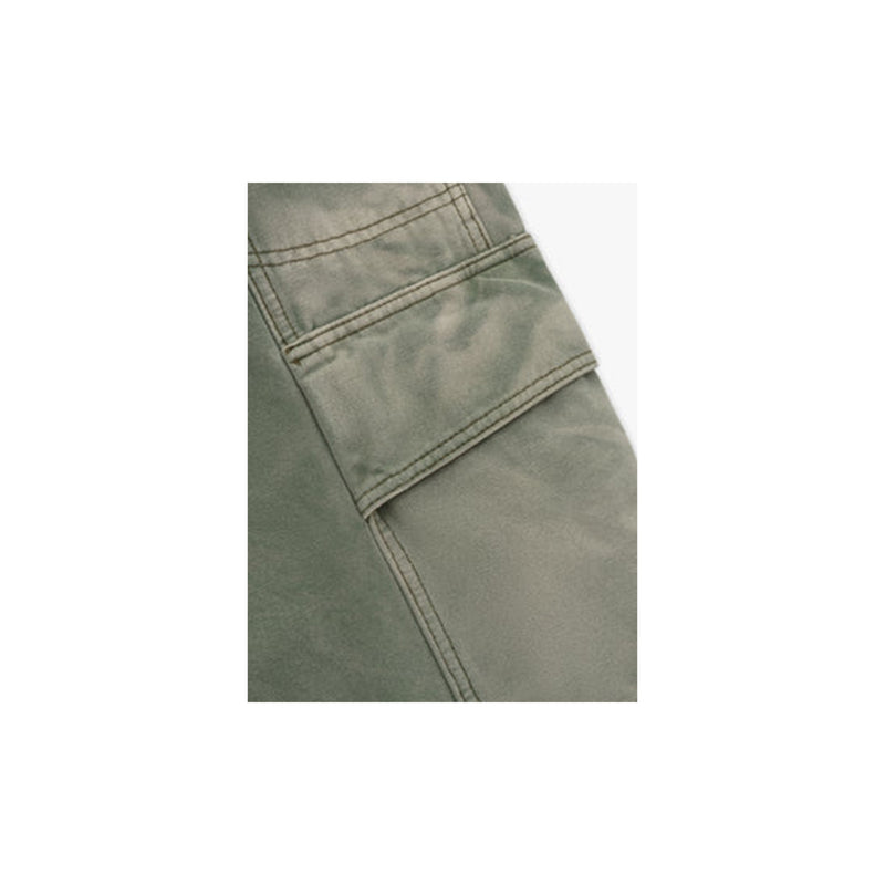 Canvas Cargo Pants (Sage Green)