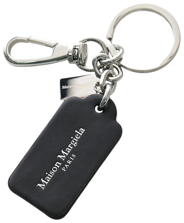 Four Stitches Tag Keyring (Black)