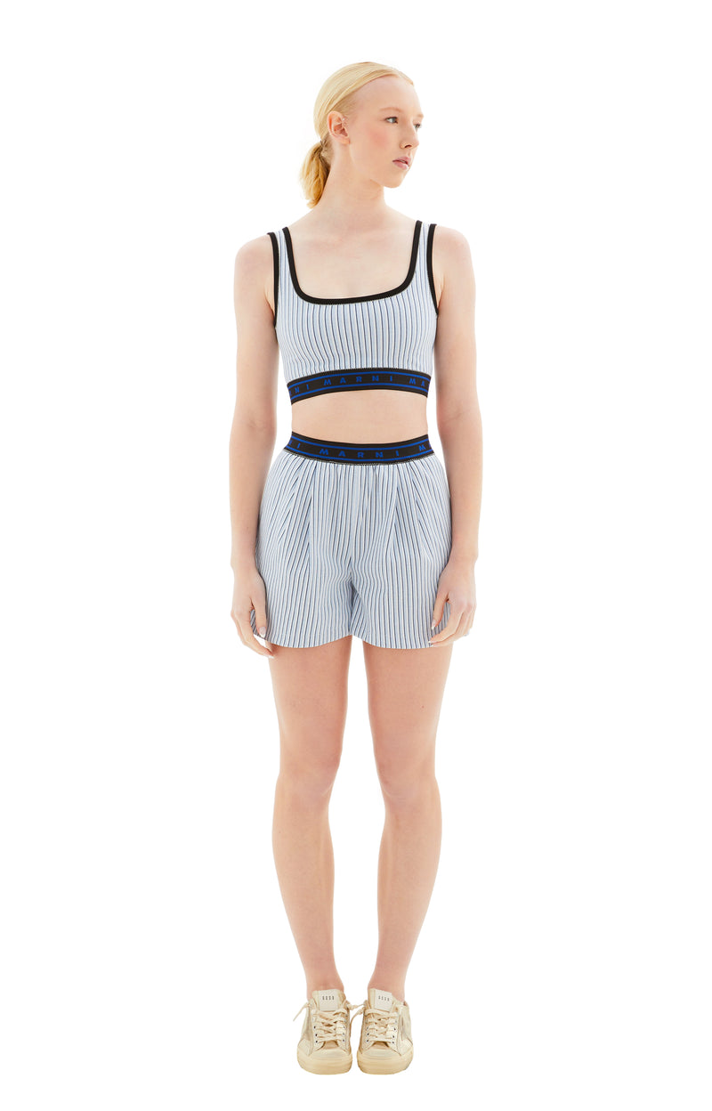 Striped Short (Vivid Blu)