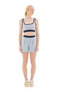 Cropped Tank Top (Vivid Blu)