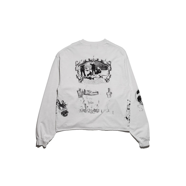 Napoleon Long Sleeve T-shirt (Faded White)