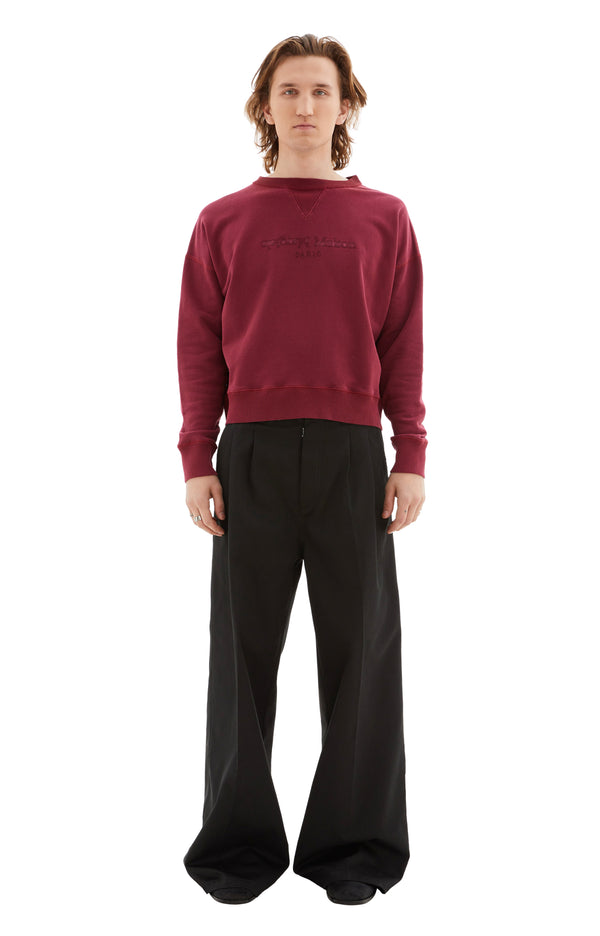 MM Crewneck Sweatshirt (Bordeaux)