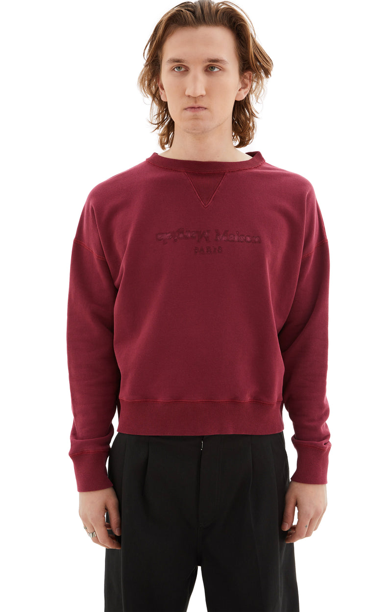 MM Crewneck Sweatshirt (Bordeaux)