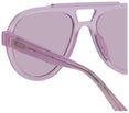 x The Attico Jurgen Sunglasses (Pink/Silver)