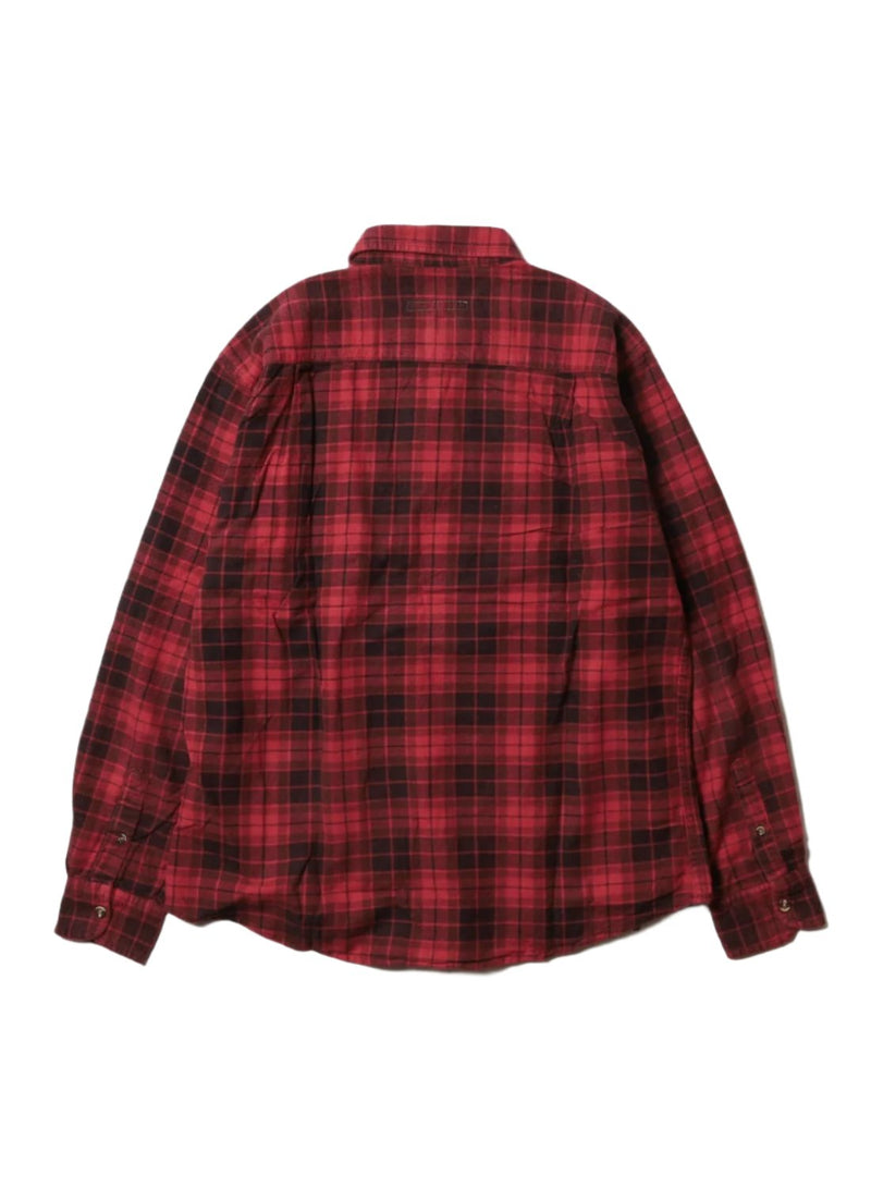 Flannel Ribbon Shirt (Red)