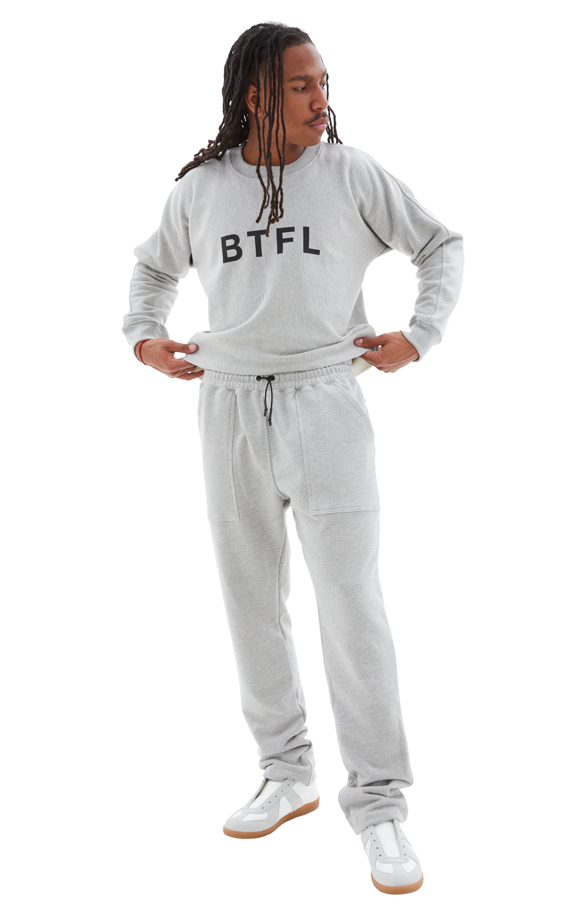 Cotton Sweatpants (Heather Grey)