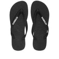 Logo Flip Flops (Black)