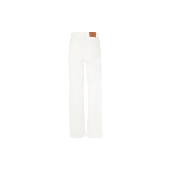 Wide Leg Jeans (Off White)