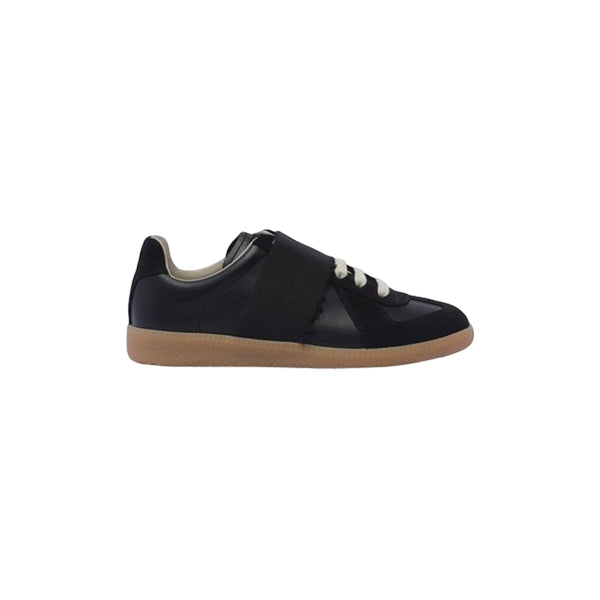 Women's Replica Sneakers w/Elastic Band (Black)