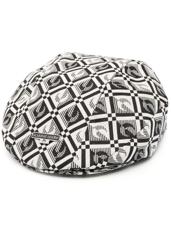 Moon Diamant Print Beret