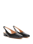 Patent Family Sling Back Shoe (Black)