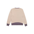 Roman Rib Long Sleeved T-shirt  (Beige/Brown)