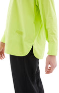 Cotton Long Sleeve Shirt (Neon Green)