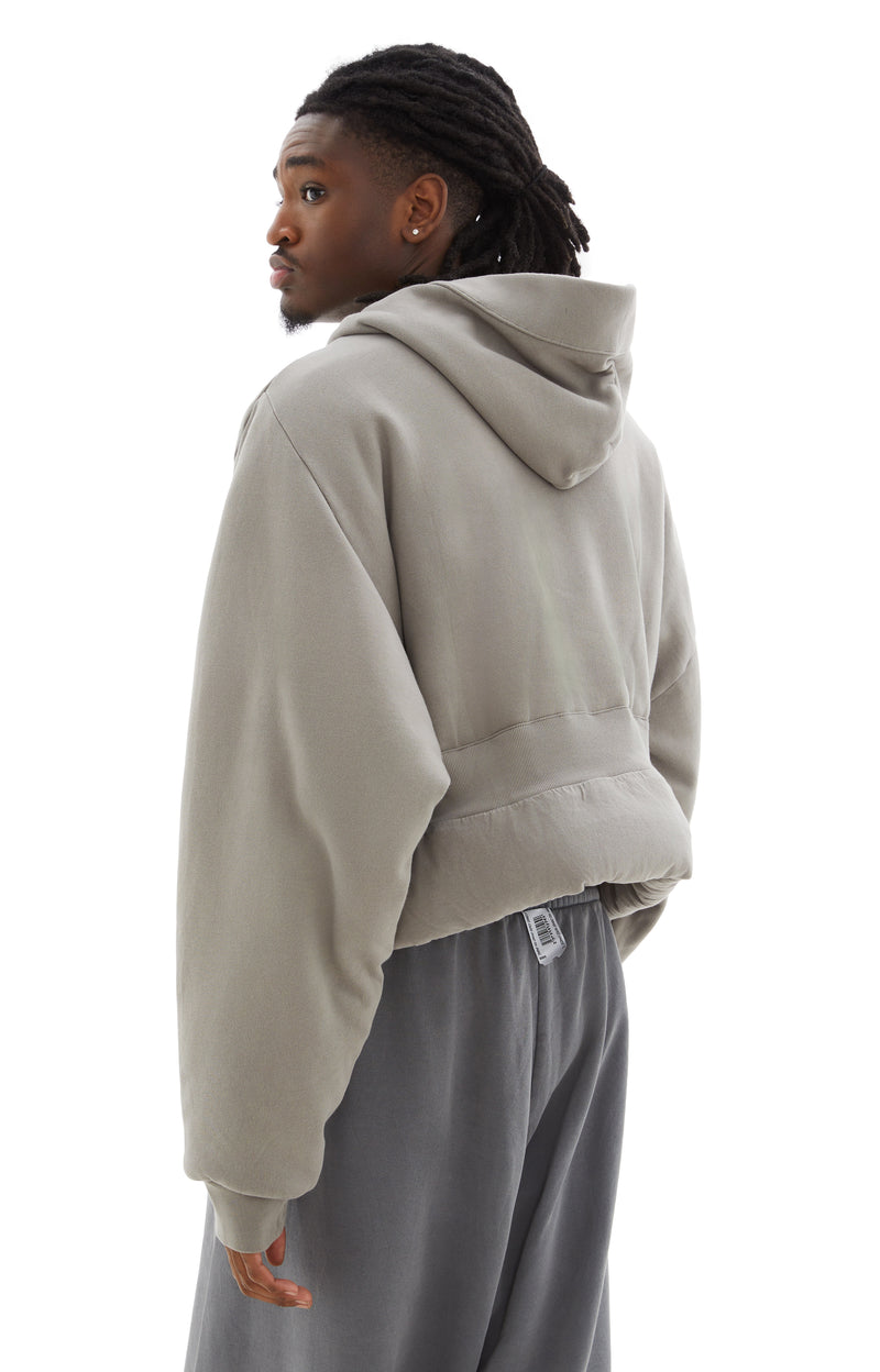 Padded Hoodie (Taupe)