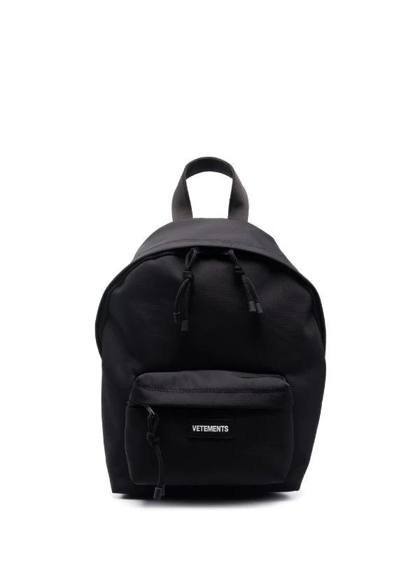 ALL BLACK LOGO MINI BACKPACK (BLACK)