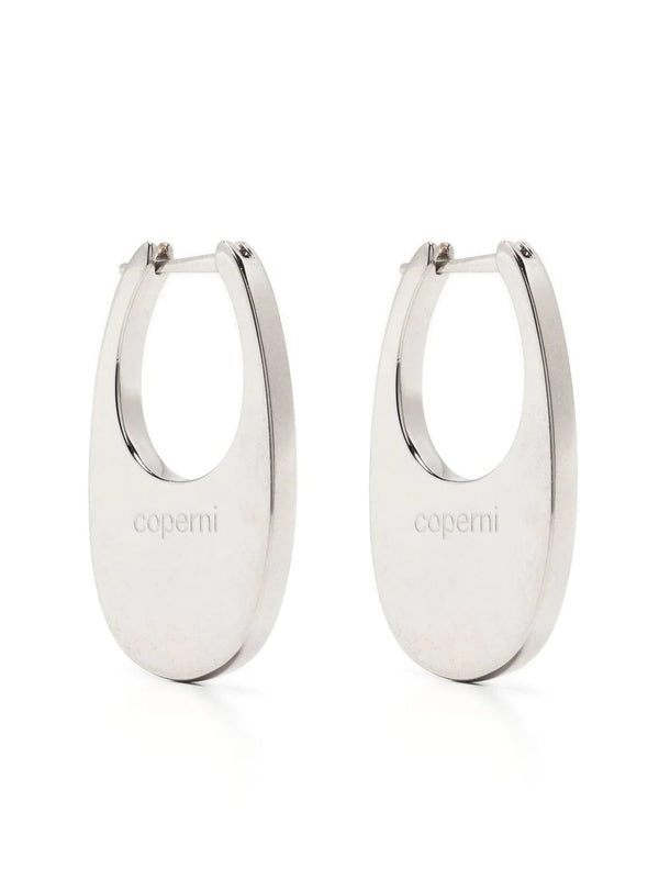 Medium Swipe Earrings (Silver)