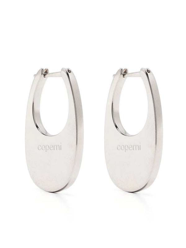 Medium Swipe Earrings (Silver)