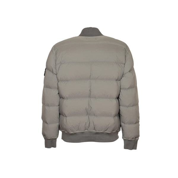 Real Down Jacket (Grey/Green)