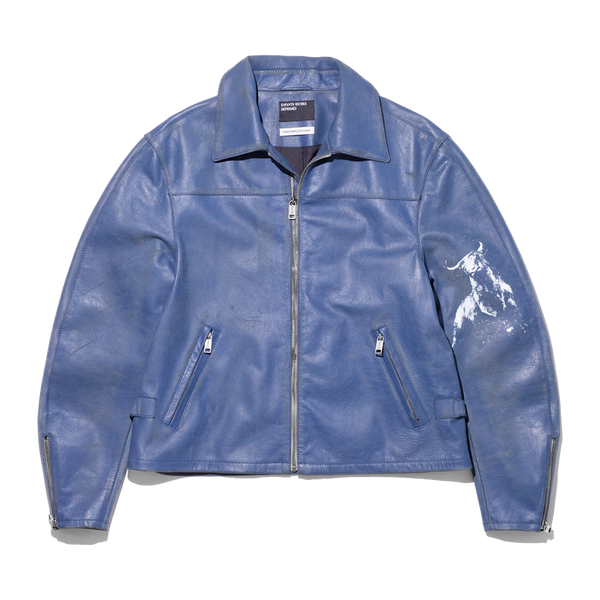 Spanish Elegy Moto Jacket (Blue)