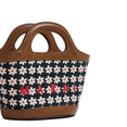 Tropicalia Micro Bag With Daisy Print (Red/White/Black)