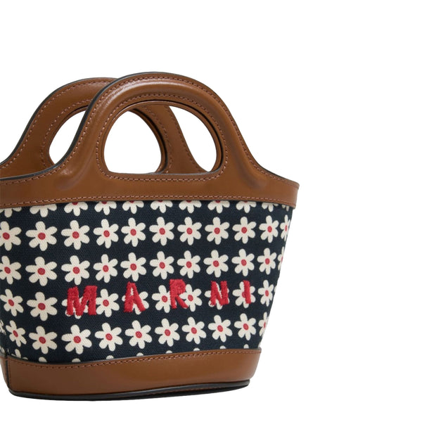 Tropicalia Micro Bag With Daisy Print (Red/White/Black)