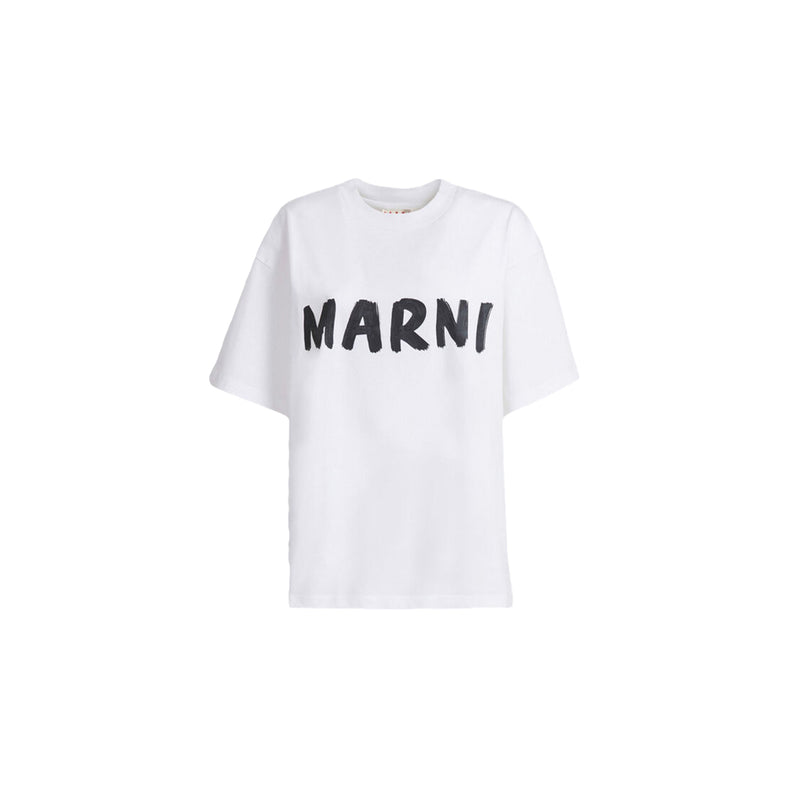 Organic Cotton T-shirt with Logo (White)