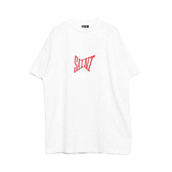 Ribon Saint S/S T-Shirt (White/Red)