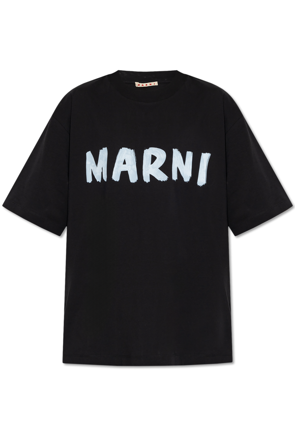 Organic Cotton T-shirt With Logo (Black)