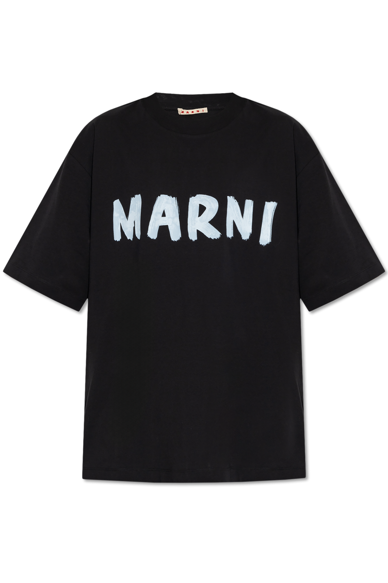 Organic Cotton T-shirt With Logo (Black)