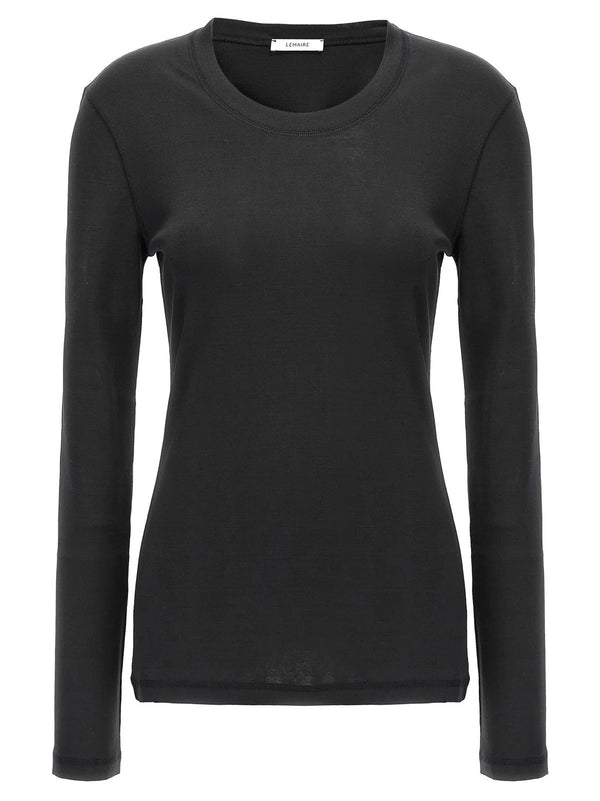 Rib Long Sleeve T-shirt (Squid Ink)