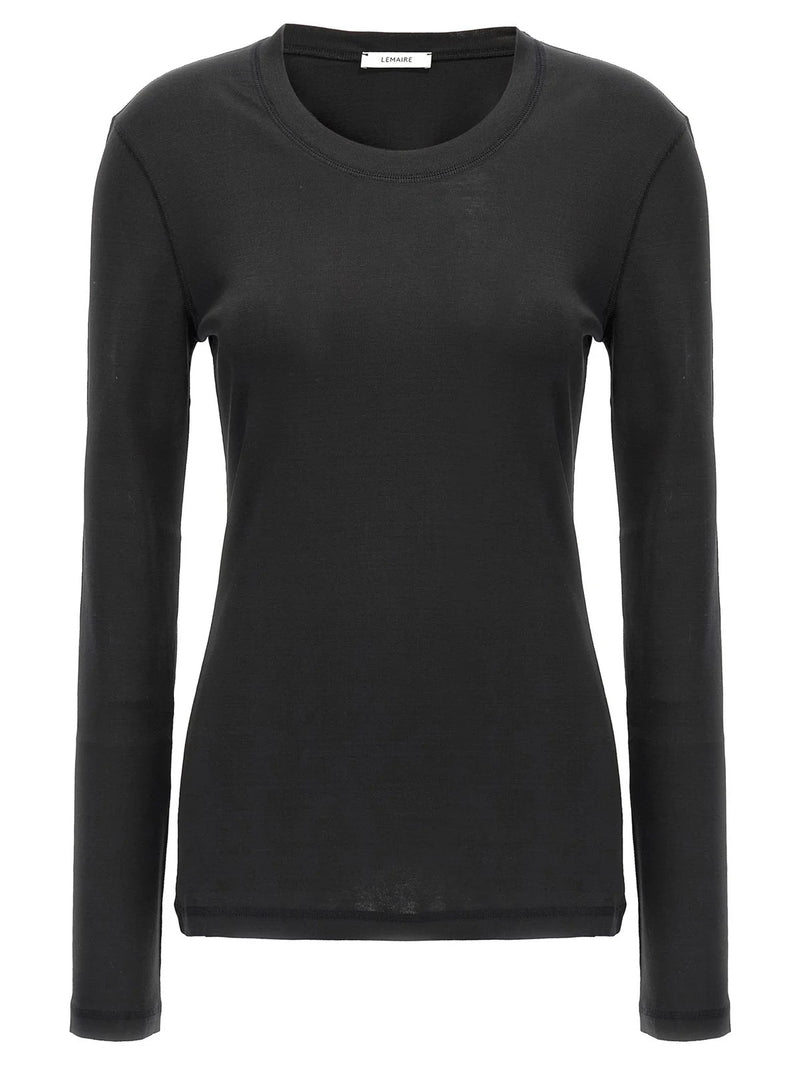 Rib Long Sleeve T-shirt (Squid Ink)