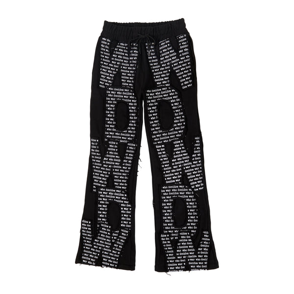 Who Decides War Overlay Sweatpants (Coal)