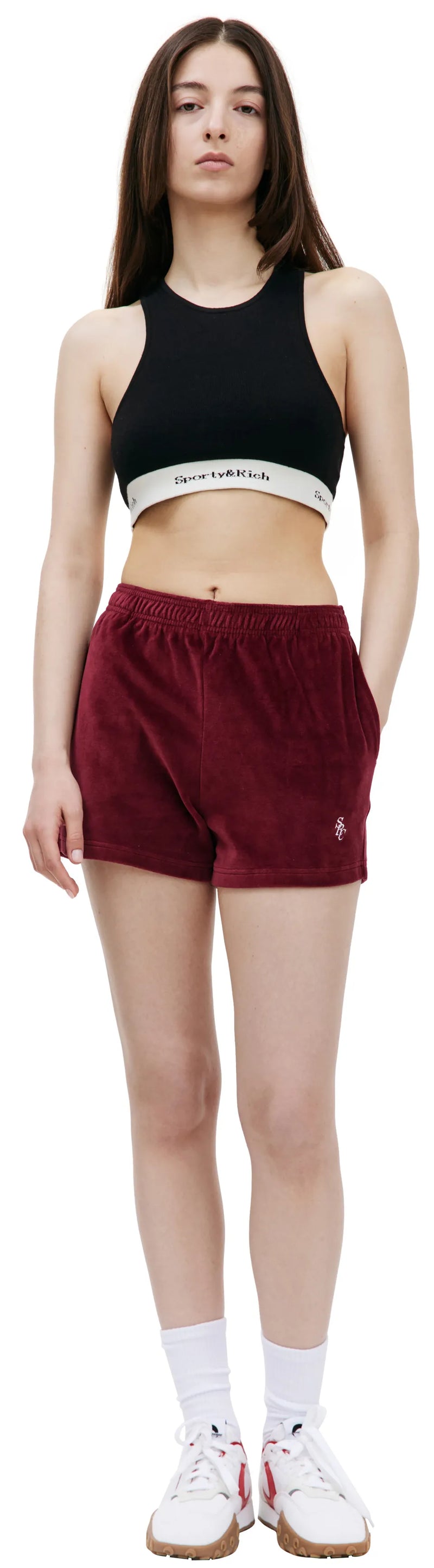 SRC Velvet Shorts (Merlot)