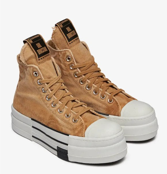 Rick Owens Converse DBL DRKSTAR Sneakers (Blonde)