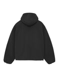 Military Nylon Hooded Anorak (Black)