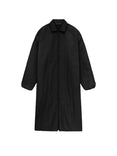 Textured Nylon Trench (Black)