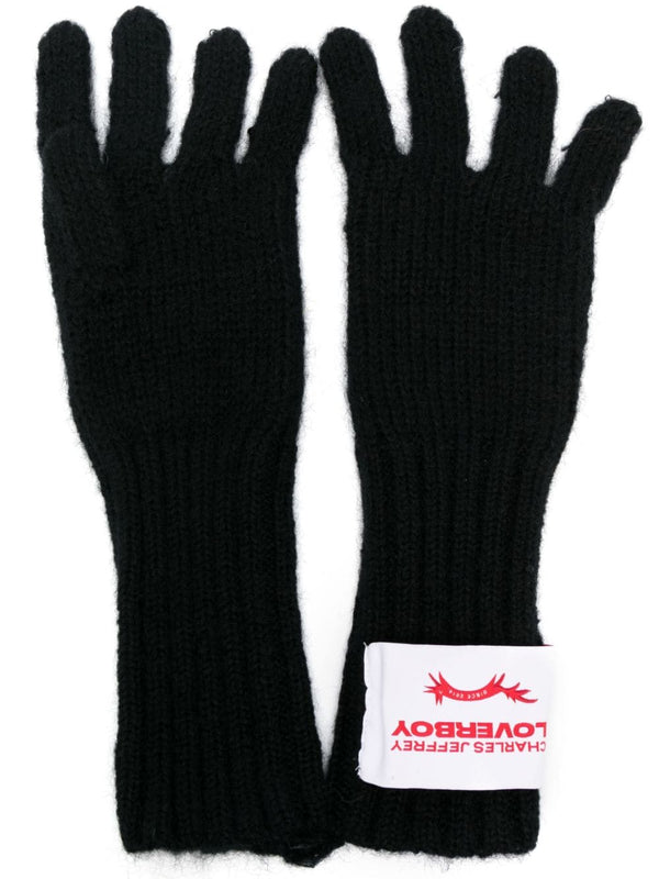 Mohair Gloves (Black)