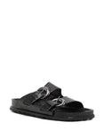 Men's Leather Sandal (Black)